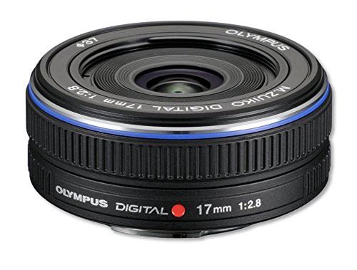 OLYMPUS パンケーキレンズ M.ZUIKO DIGITAL 17mm F2.8 ブラック(中古品)