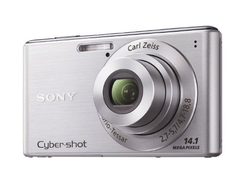 「ほぼ新品」ソニー SONY デジタルカメラ Cybershot W530 1410万画素CCD 光学ｘ4 シルバ(中古品)