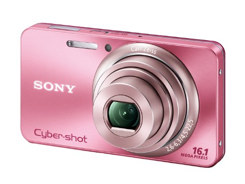 「非常に良い」ソニー SONY デジタルカメラ Cybershot W570 1610万画素CCD 光学ｘ5 ピンク(中古品)