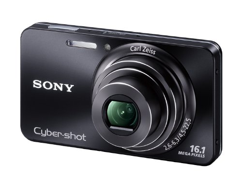 「非常に良い」ソニー SONY デジタルカメラ Cybershot W570 1610万画素CCD 光学ｘ5 ブラッ(中古品)