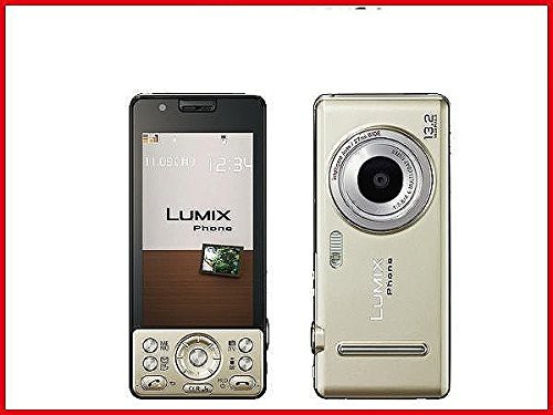 docomoPRIMEシリーズ LUMIXPhone P-03C ゴールド 白ロム(中古品)