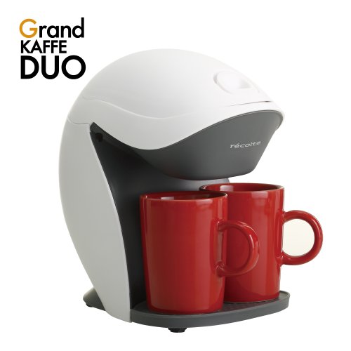 中古】 recolte レコルト GRAND KAFFE DUO (グラン カフェ デュオ) ホワイト GKD-1 (W) 中古】recolte  GRAND recolte GRAND KAFFE DUO (グラン カフェ デュオ) ホワイト GKD-1(W)