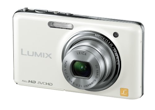 「非常に良い」パナソニック デジタルカメラ LUMIX FX77 リリーホワイト DMC-FX77-W(中古品)