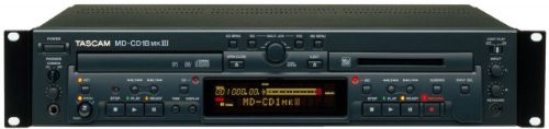 TASCAM MD/CDコンビネーションデッキ/プレーヤー MD-CD1BMK3(中古品)