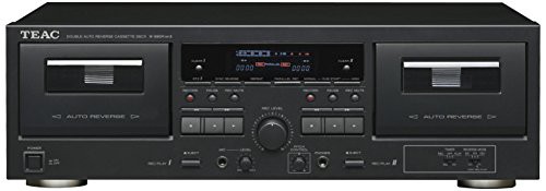 TEAC カセットデッキ ダブルオートリバース ブラック W-890R-B(中古品)