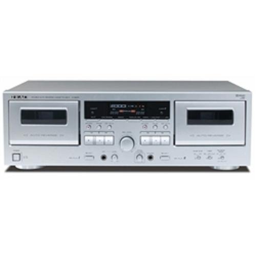 TEAC カセットデッキ ダブルオートリバース シルバー W-890R-S(中古品)