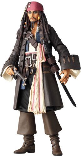 「非常に良い」特撮リボルテック025 パイレーツ・オブ・カリビアン ジャック・スパロウ ノ(中古品)