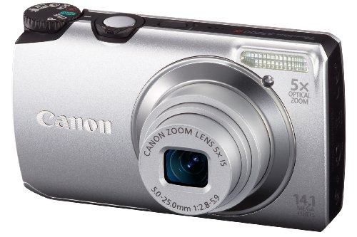 「非常に良い」Canon デジタルカメラ PowerShot A3200 IS シルバー PSA3200IS(SL)(中古品)