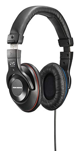 JVC HA-MX10-B 密閉型ヘッドホン スタジオモニター ブラック(中古品)