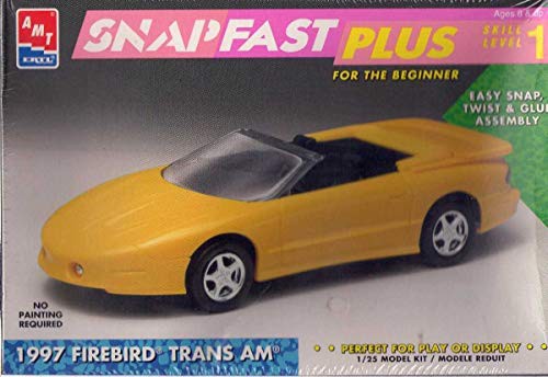 #6317 AMT/Ertl Snap Fast Plus 1997 Firebird Trans Am 1/25 Scale Plasti(中古品)