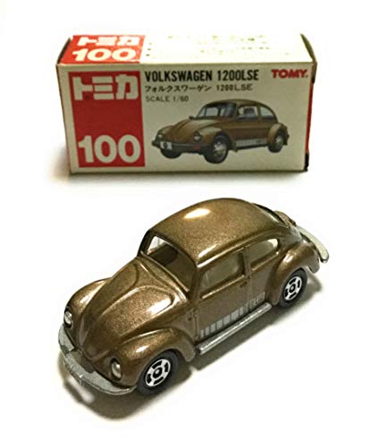 「ほぼ新品」トミカ 100-2 フォルクスワーゲン 1200LSE 薄金茶メタリック(中古品)