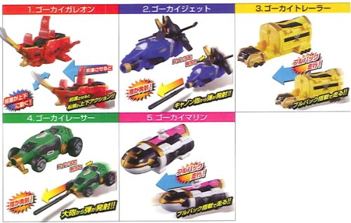 「非常に良い」海賊戦隊ゴーカイジャー アクションマシン プルバック ヒーロー 食玩 バン (中古品)