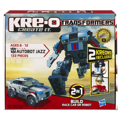 「ほぼ新品」トランスフォーマー ダークサイド ムーン KRE-O ジャズ [122pcs](中古品)