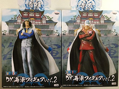 「非常に良い」ワンピース DX海軍フィギュア vol.2 赤犬&amp;青キジ 全2種(中古品)