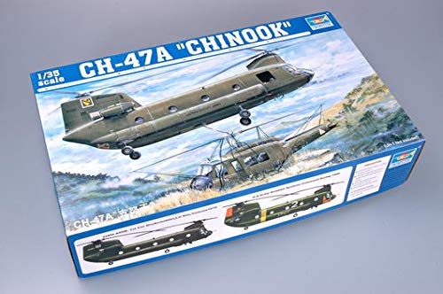 トランペッター 1/35 CH-47A チヌーク 大型輸送ヘリコプター プラモデル(中古品)の通販は