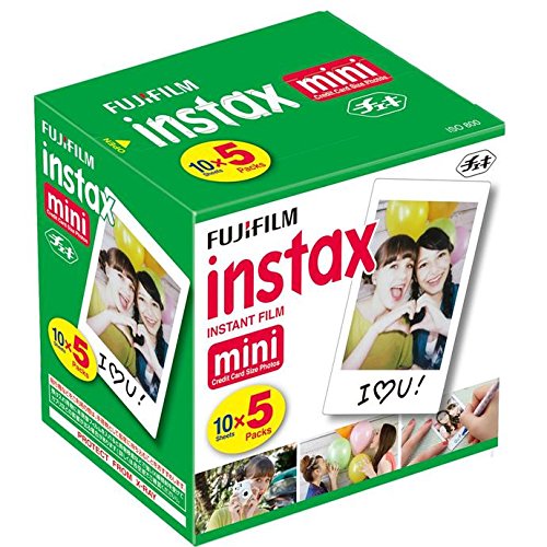 FUJIFILM インスタントカメラ チェキ用フィルム 50枚入 INSTAX MINI WW 5(中古品)