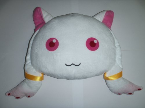 「ほぼ新品」魔法少女まどか☆マギカ キュゥべえ フェイスクッション(中古品)