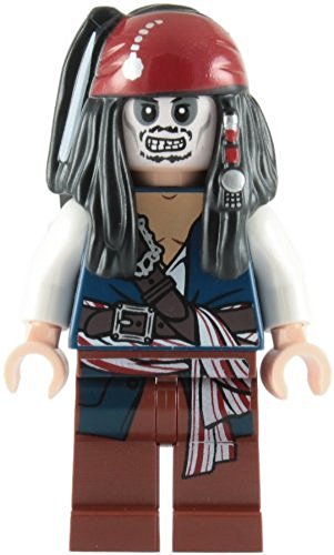 「非常に良い」[レゴ]LEGO Pirates of the Caribbean: Jack Sparrow Skeleton Minifigure (中古品)