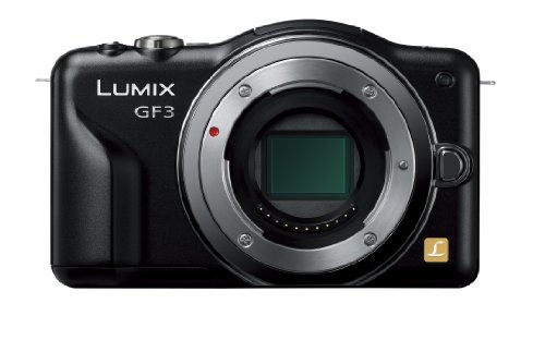 パナソニック ミラーレス一眼カメラ LUMIX GF3 ボディ エスプリブラック DM(中古品)