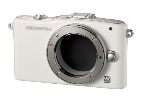 OLYMPUS ミラーレス一眼 PEN mini E-PM1 ボディ ホワイト E-PM1 BODY WHT(中古品)の通販は