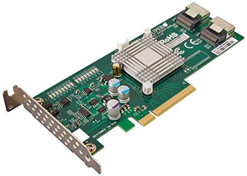 Supermicro AOC-SAS2LP-MV8 Add-on Card 8-Channel SAS/SATA Adapter with (中古品) その他パソコン・PC周辺機器