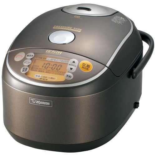 ZOJIRUSHI 圧力IH炊飯ジャー （1升炊き） NP-NC18-TC メタリックブラウン(中古品)