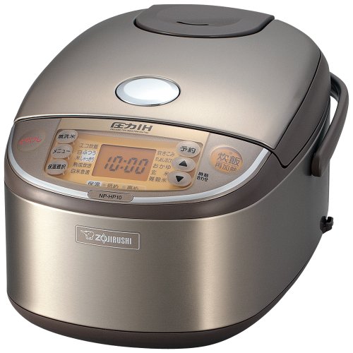 ZOJIRUSHI 圧力IH炊飯ジャー  5.5合炊き  NP-HP10-XA ステンレス(中古品)