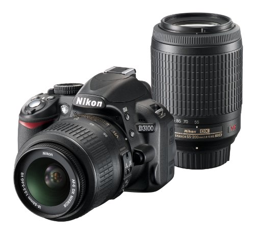 「非常に良い」Nikon デジタル一眼レフカメラ D3100 200mmダブルズームキットD3100WZ200(中古品)