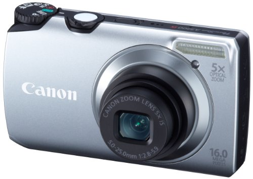 Canon デジタルカメラ PSA3300ISシルバー PSA3300IS(SL) 1600万画素 光学5 (中古品)