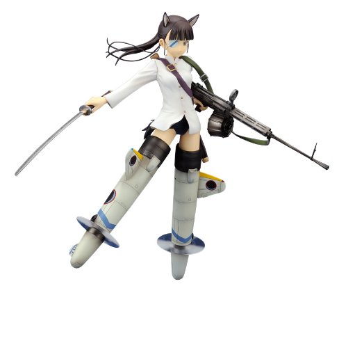 「未使用品」ストライクウィッチーズ 坂本美緒 (1/8スケール PVC製塗装済完成品)(中古品)