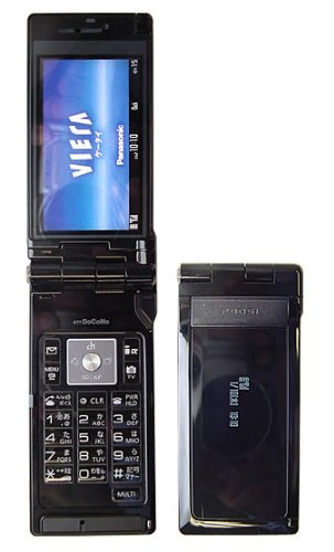 【美品・貴重】docomo パナソニック FOMA Ｐ905i ブラック ムスビー｜【アイアール】☆送料無料☆保証付☆FOMA P905i