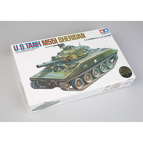 「非常に良い」タミヤ 1/35 アメリカ陸軍M551シェリダン空挺戦車 「ミリタリーミニチュア (中古品)