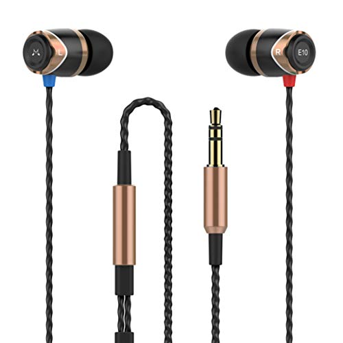 「ほぼ新品」SoundMAGIC E10 防音耳入り有線、耳栓強力低音HIFIステレオススポーツ イヤ(中古品)