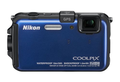 「非常に良い」Nikon デジタルカメラ COOLPIX (クールピクス) AW100 オーシャンブルー AW1(中古品)