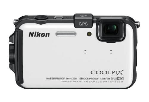 Nikon デジタルカメラ COOLPIX (クールピクス) AW100 ナチュラルホワイト A(中古品)の通販は 34,850円