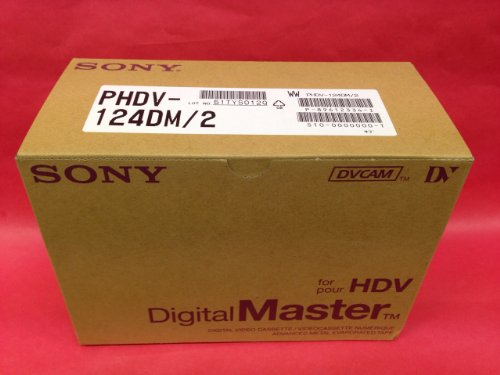 「未使用品」HDV DVCAM マスターテープ 124（82）分 ICメモリーなし スタンダードサイズ(中古品)