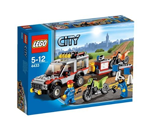 「ほぼ新品」レゴ (LEGO) シティ タウン 4WDバイクキャリアー 4433(中古品)