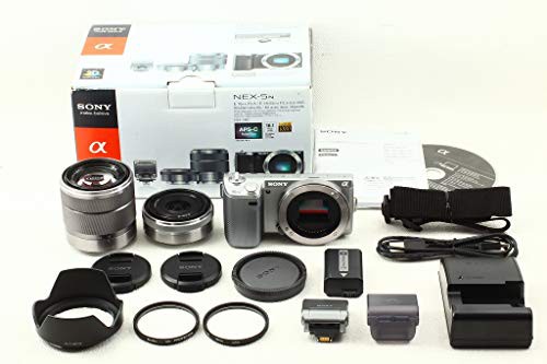 ソニー SONY ミラーレス一眼 α NEX-5N ダブルレンズキット E 16mm F2.8+E (中古品)