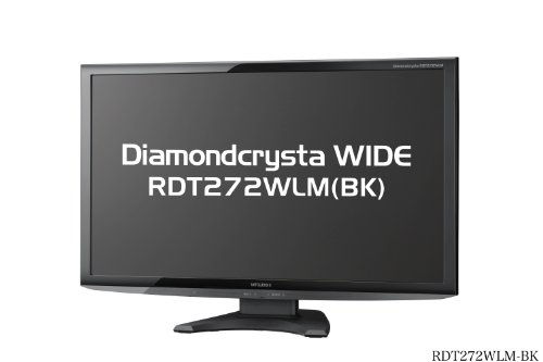 MITSUBISHI 27型ワイド三菱液晶ディスプレイ RDT272WLM(BK)(中古品)