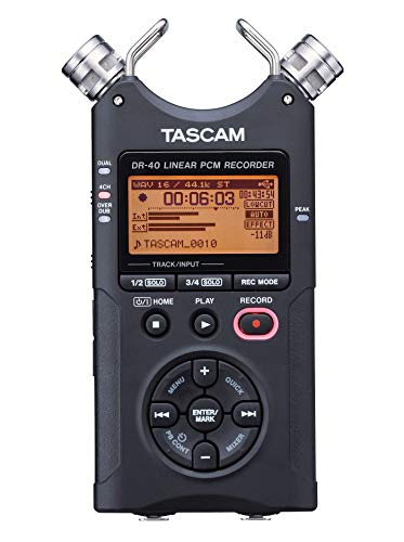 TASCAM 24bit/96kHz対応リニアPCMレコーダー DR-40VERSION2(中古品)