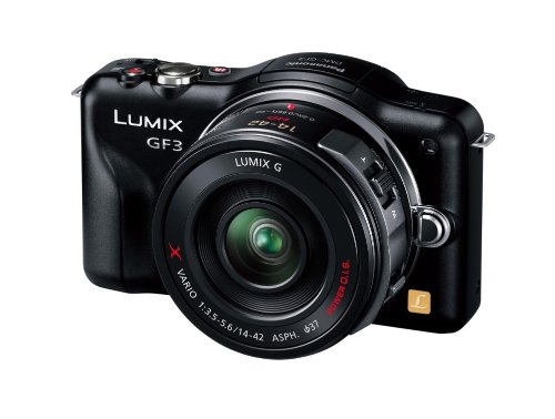 「非常に良い」パナソニック ミラーレス一眼カメラ LUMIX GF3 電動ズームキット エスプリ (中古品)