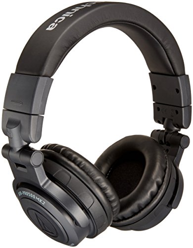 「非常に良い」audio-technica 密閉型DJモニターヘッドホン 着脱コードタイプ ブラック AT(中古品)