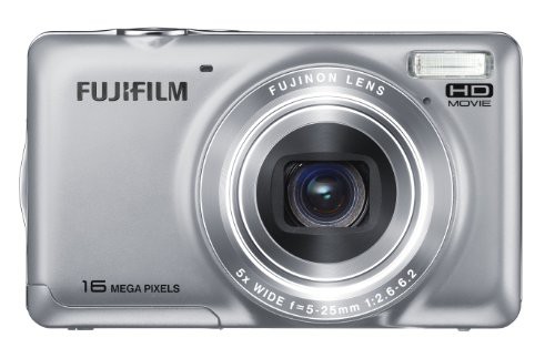 FUJIFILM デジタルカメラ FinePix JX420 シルバー 1600万画素 広角28mm光学(中古品)