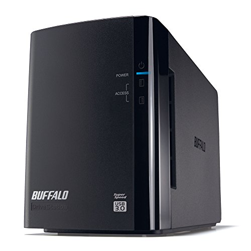 「未使用品」BUFFALO RAID1対応 USB3.0用 外付けハードディスク 2ドライブモデル 2TB HD(中古品)