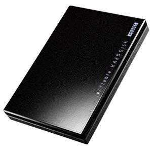 I-O DATA USB2.0/1.1接続 外付ポータブルハードディスク「カクうす」ピアノ(中古品)