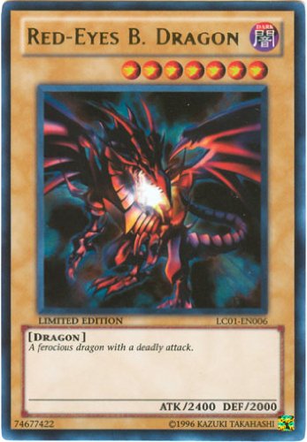 「ほぼ新品」遊戯王 英語版 Red-Eyes B. Dragon (LC01-EN006) - Legendary Collection -(中古品)