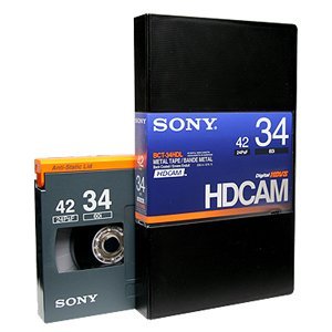 SONY BCT-34HDL HDCAMテープ ラージカセット 34分 10本セット(中古品)