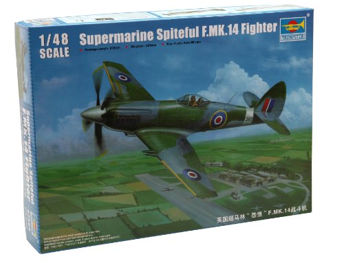 「未使用品」トランペッター 1/48 スーパーマリン スパイトフル F.Mk.14 プラモデル(中古品)