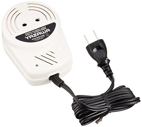 ヤザワ 海外電気製品用変圧器 AC220V-240V 容量100Wまで 本体プラグA 差込 (中古品)の通販は