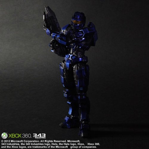 Halo: Combat Evolved PLAY ARTS改 Spartan Mark V Blue （Envisioned by S(中古品)